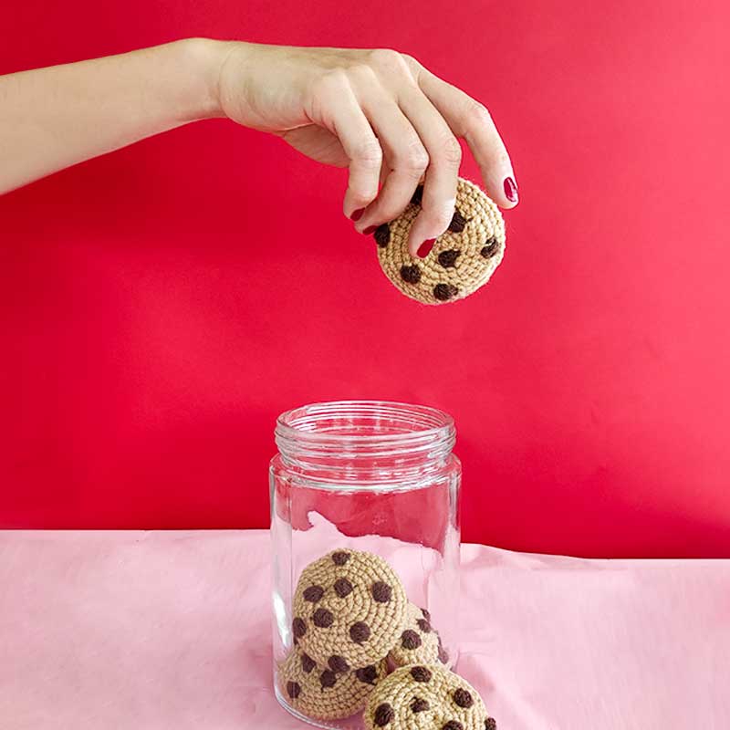 crochet chocolate chip cookies