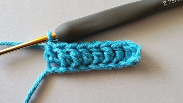 Example of Double Crochet Stitches