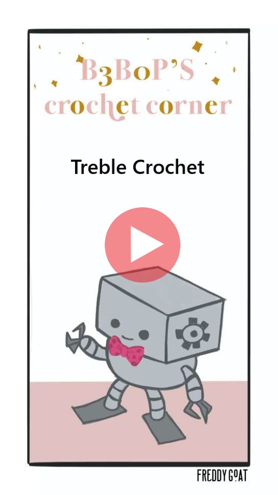 Treble Crochet How-To Video