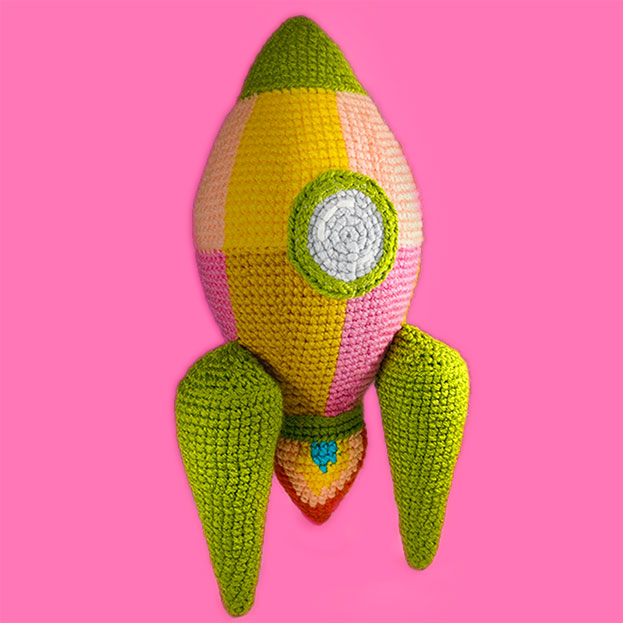robot crochet pattern square shape