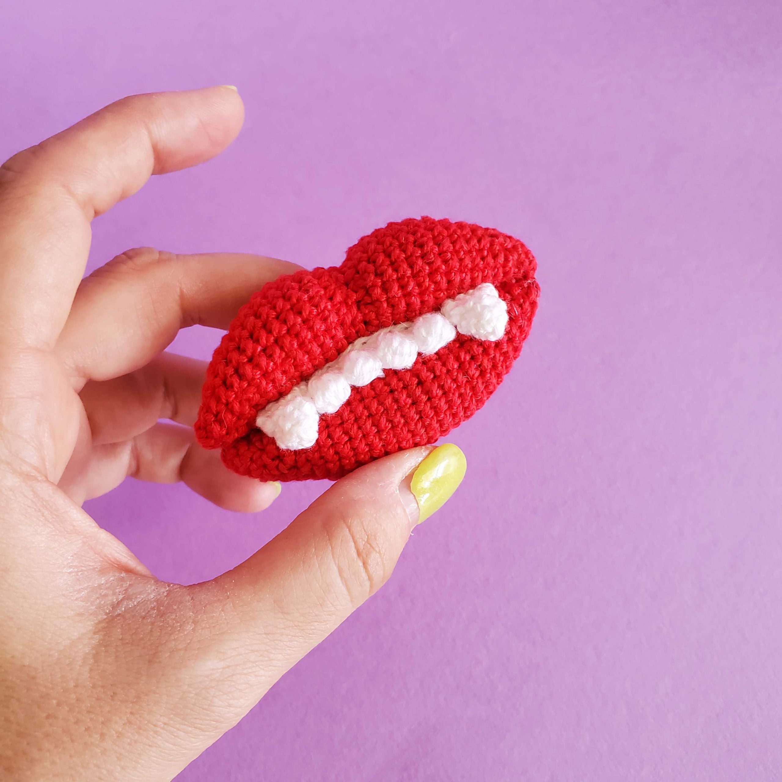 Free Crochet Pattern | Wax Lips