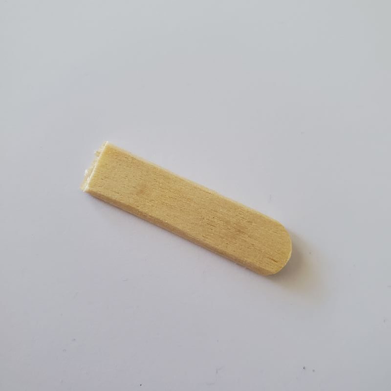 part of a popsicle stick
