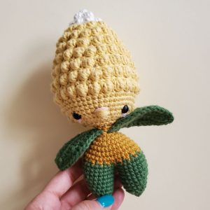 crochet corn doll