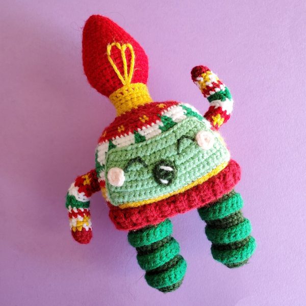 Ugly sweater robot toy