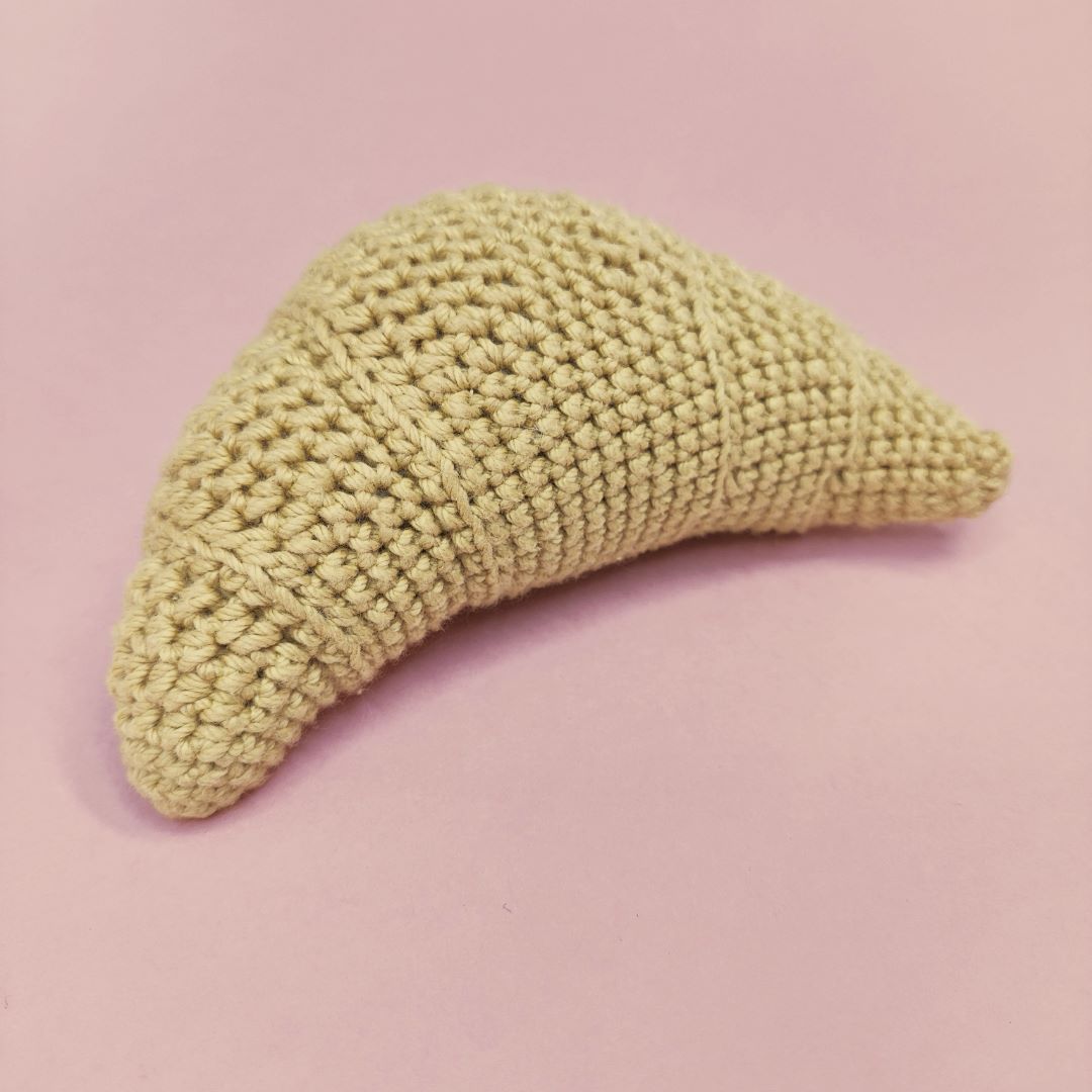 crocheted croissant