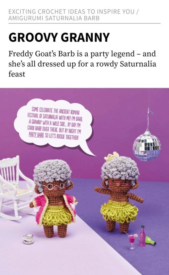 Saturnalia Barb from Simply Crochet magazine issue 144