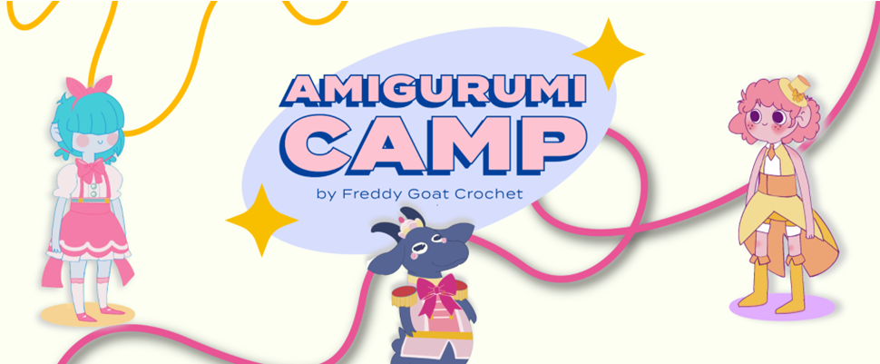 ami-camp amigurumi camp banner