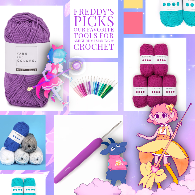 Freddy’s Picks: My Favorite Tools & Yarn for Crochet Magic